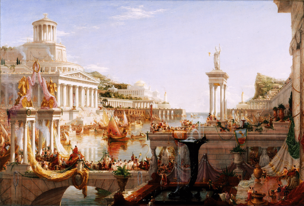Thomas-Cole-The-Course-of-Empire-The-Consummation-of-Empire-1836
